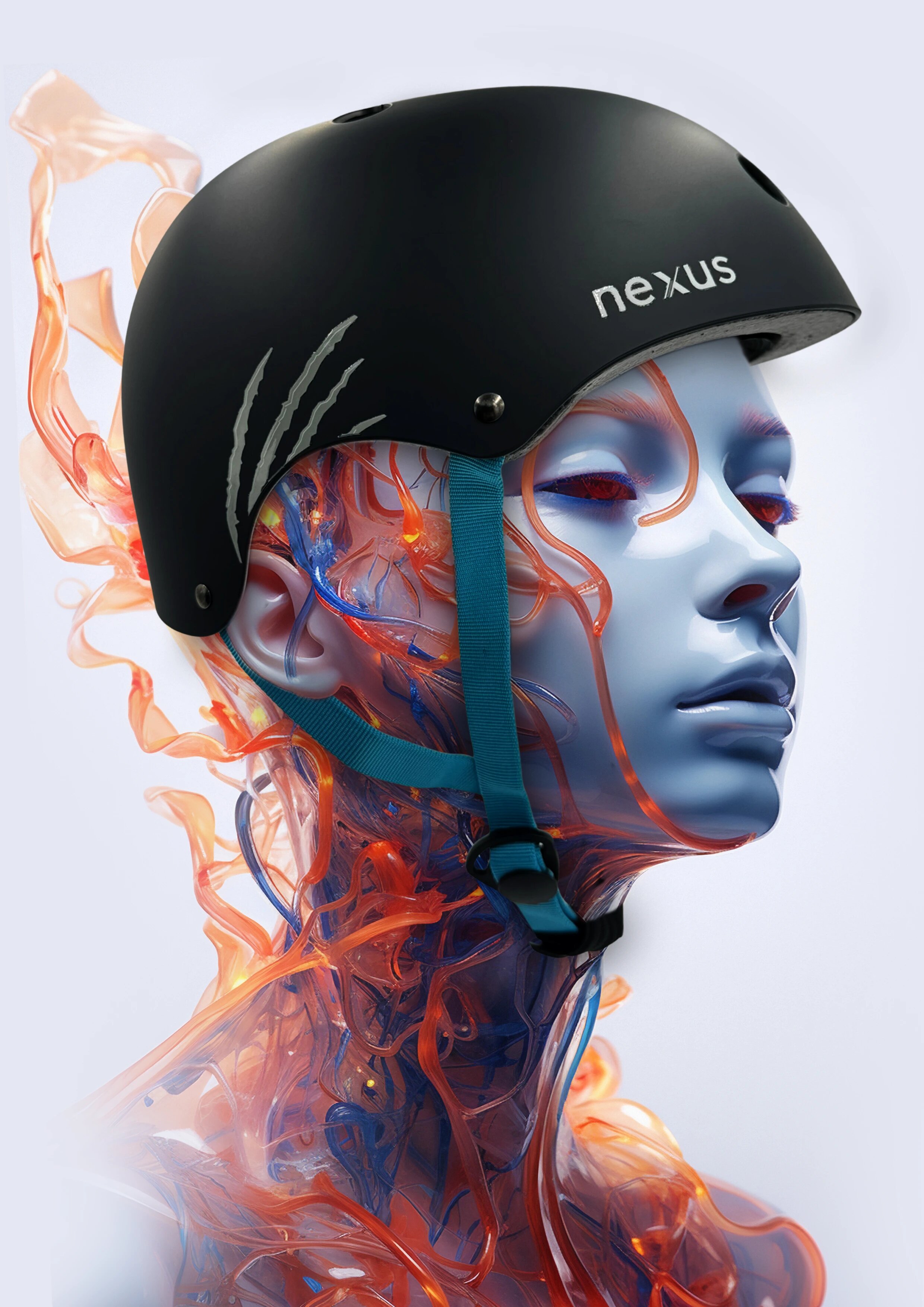 SKITT Freestyle přilba NEXUS Edition, Antracit Monster lifestyle postava